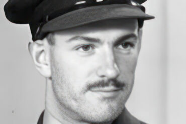 Flight Lieutenant Barry Simpson Herridge Wadham in uniform