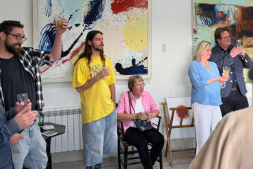 People attending the opening of GRAFT Studios