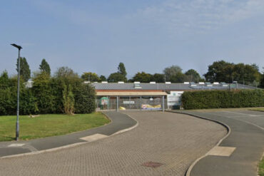 Gatten and Lake Primary School from the road