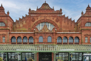 Outside the Morecambe Winter Gardens, funded through the Heritage at Risk Capital Fund © Morecambe Winter Gardens Preservation Trust