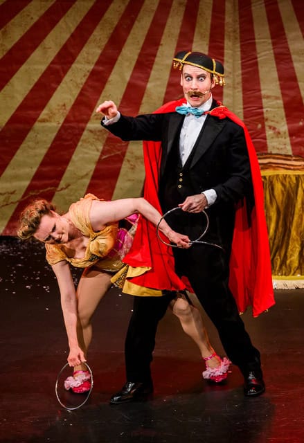 Norvil and josephine performing on stage