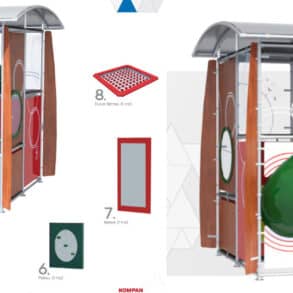 Play space facility - playland - KOMPAN Commercial Systems