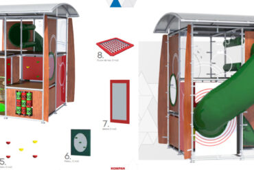 Play space facility - playland - KOMPAN Commercial Systems