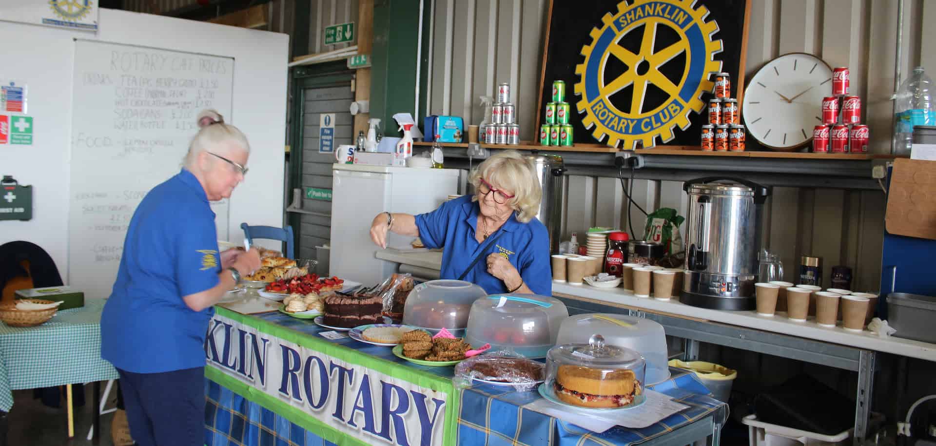 Lovely cakes by Shanklin Rotary