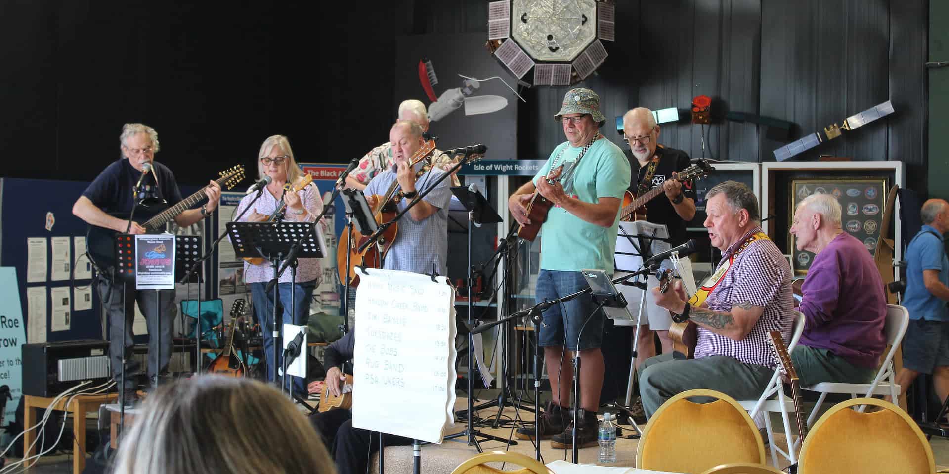 One of the Music groups at ShedFest