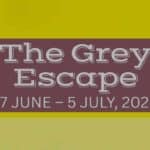 Illustration of a red squirrel alongside the words ' The grey escape 27 June to 5 July 2026'