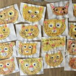 VIVA Creative Crew's painted tiger faces