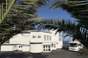 Ventnor Winter Gardens with RV in front