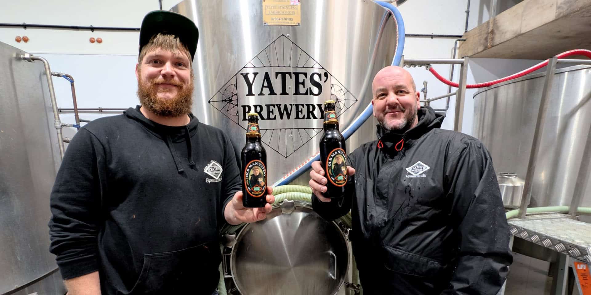 Head Brewer Josh Davies, left and David Yates (Jnr)