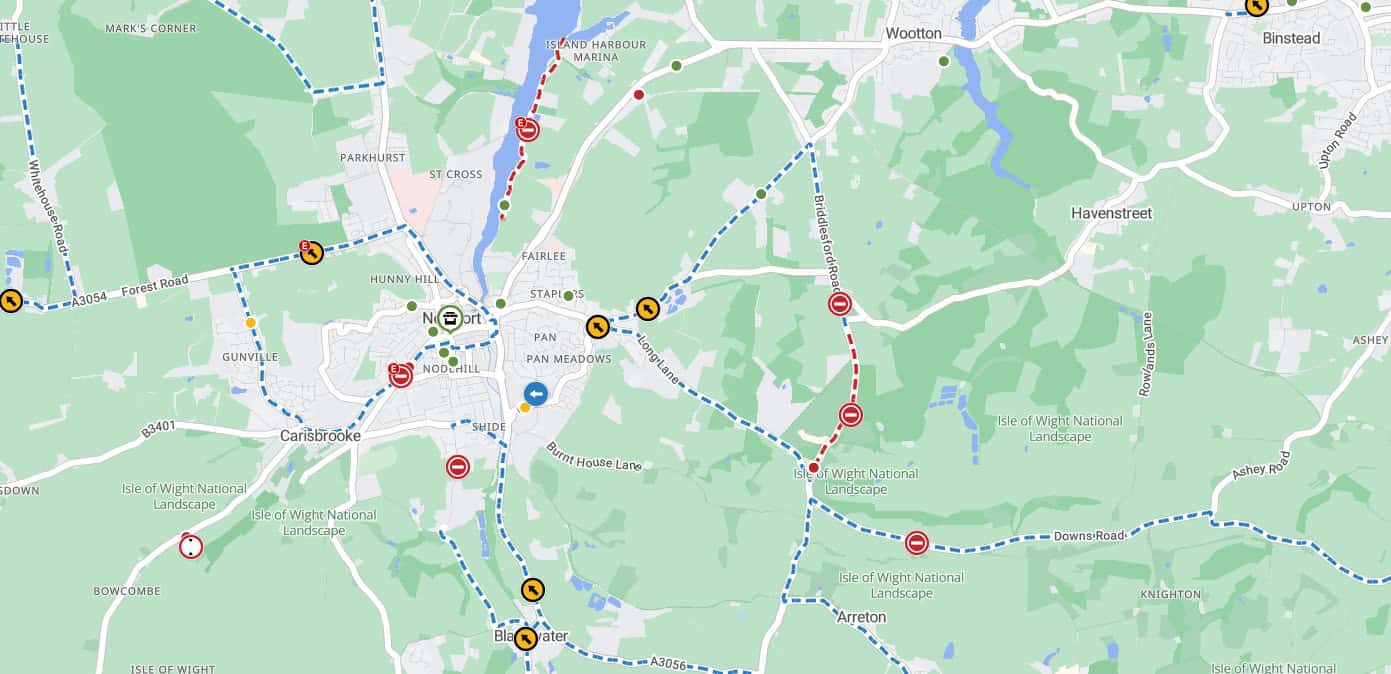 one-network road closures map