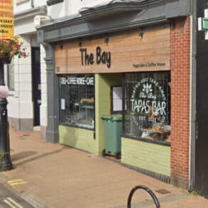 the bay vegan cafe on sandown high street