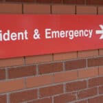 Accident and emergency sign