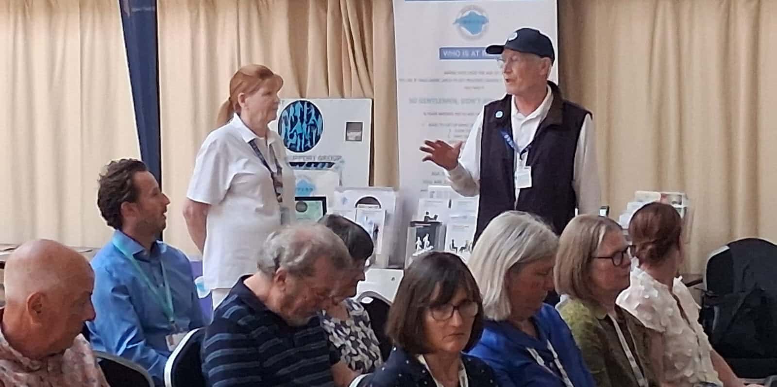 Alan Taylor (background right)