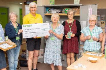 Eco Refill cheque being presented to West Wight Sports and Community Centre