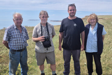 Geoff Phillips, John Maskell, Jack Singleton, Barbara Phillips