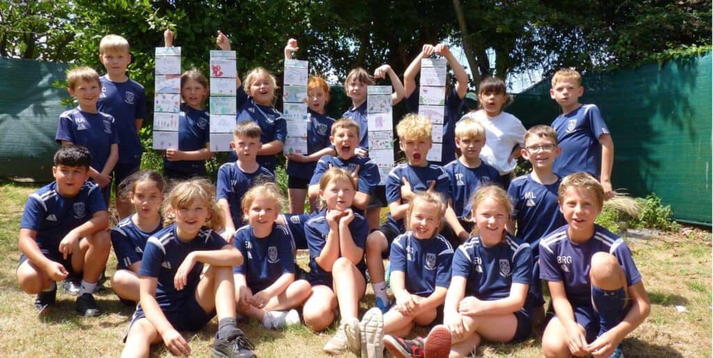 Godshill pupils at naturezones