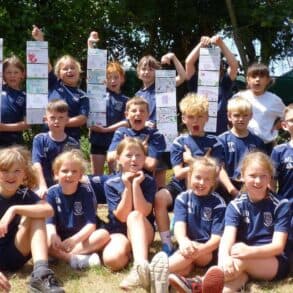 Godshill pupils at naturezones