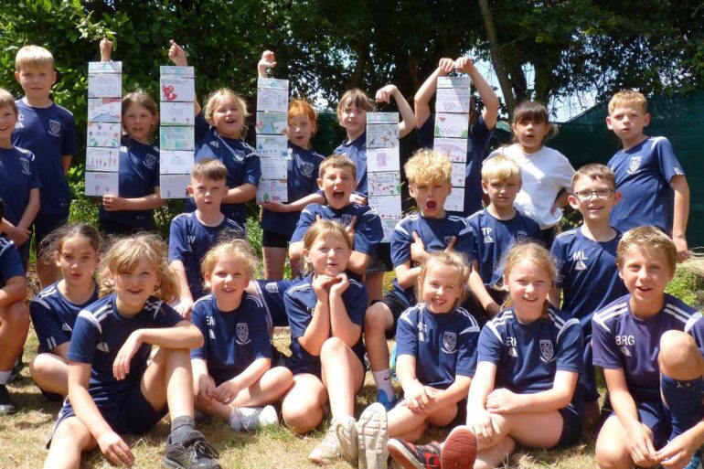Godshill pupils at naturezones