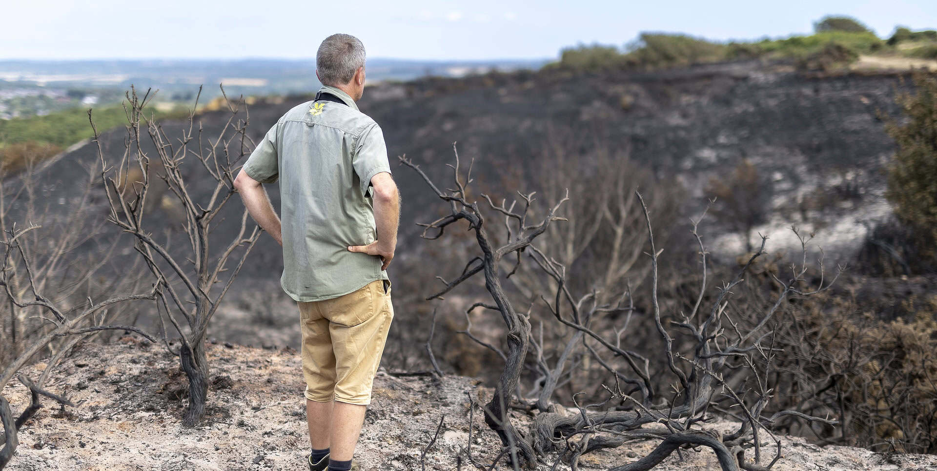 Firefighters and National Trust urge caution after Headon Warren fire