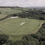 aerial view of Newclose cricket ground