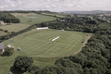 aerial view of Newclose cricket ground