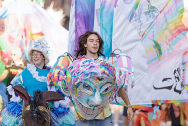 People taking part in Newport Carnival 2025