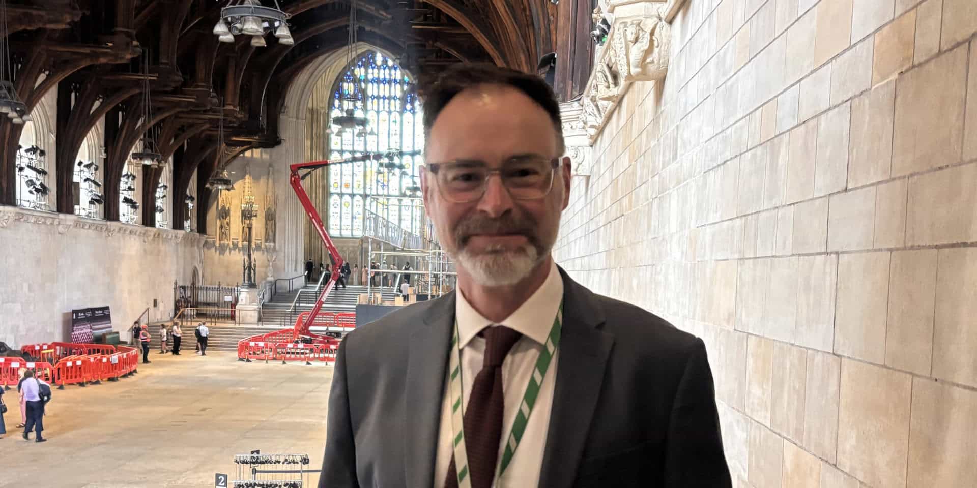 Richard Quigley at Parliament