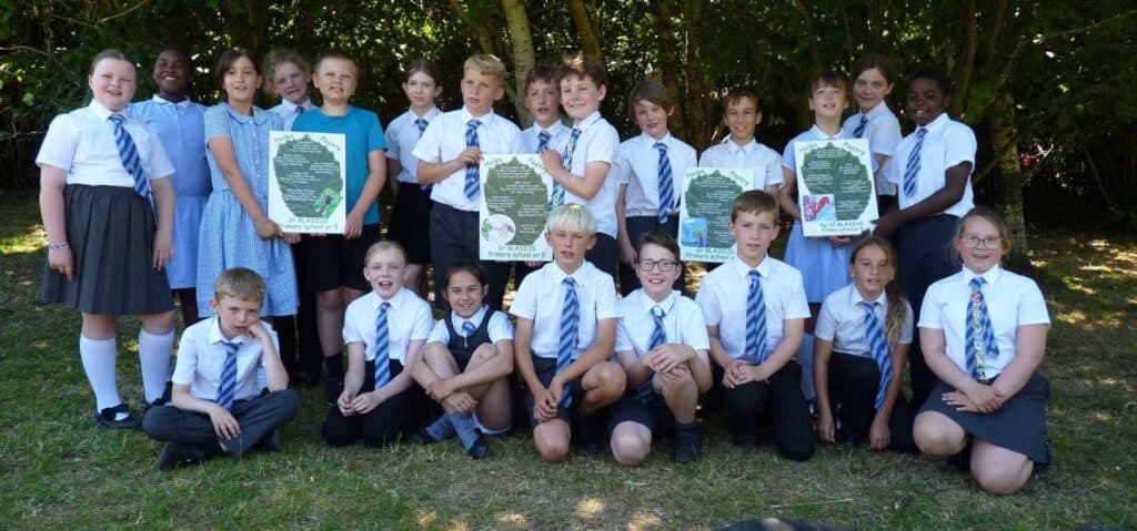 St Blasius pupils at naturezones