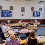 IWC IWC full council meeting with councillors sitting in the chamber jul 2026