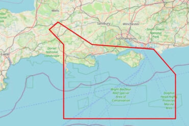 map of military maneouvres by RAF Coningsby Spotters Group 2