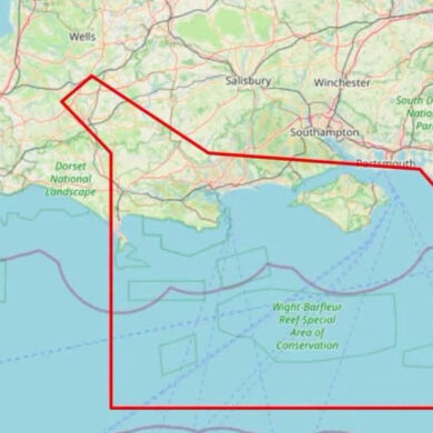 map of military maneouvres by RAF Coningsby Spotters Group 2