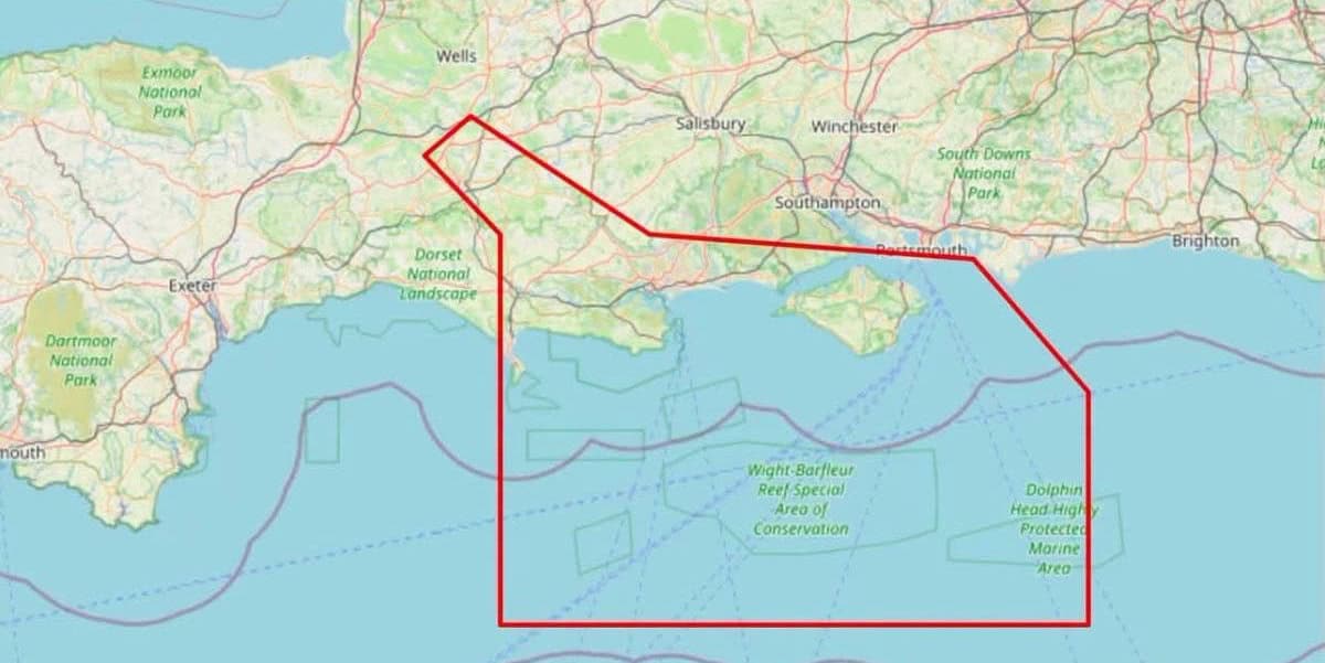 map of military maneouvres by RAF Coningsby Spotters Group 2