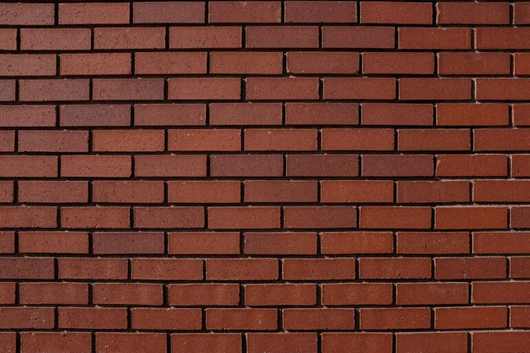 red brick wall