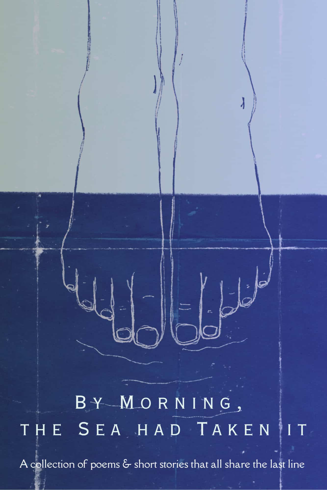 Book Cover showing an illustration of feet dipping into water