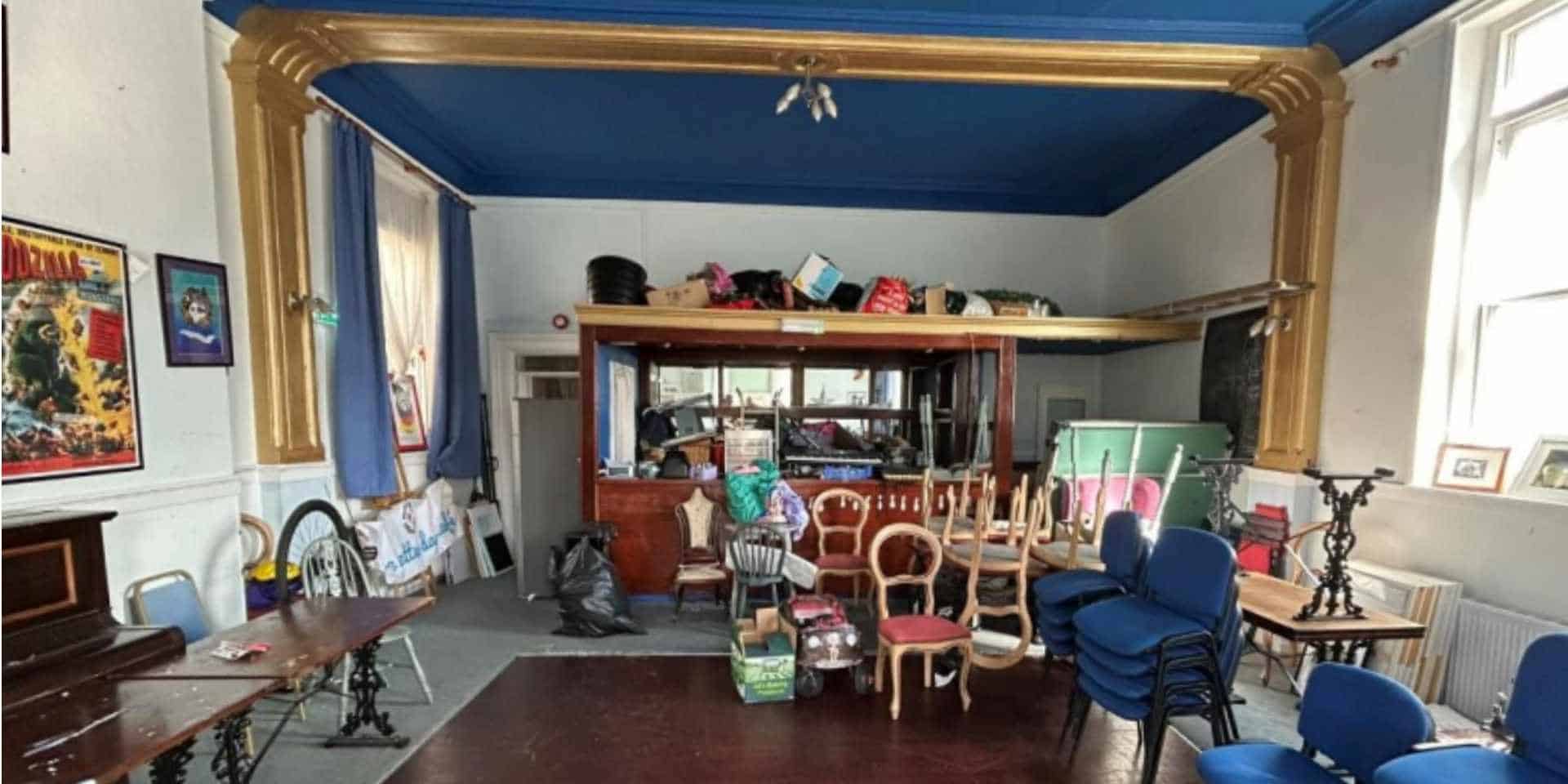 The events room at the back of Central Hotel