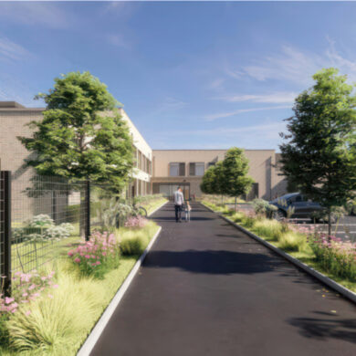 Illustrative Visual of Pedestrian access to main entrance