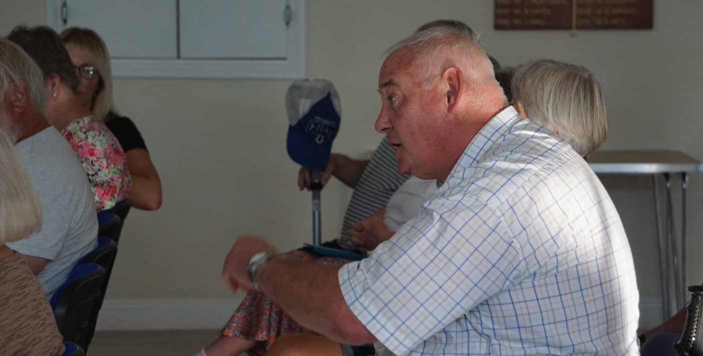 Perry Clifton in sandown town council meeting