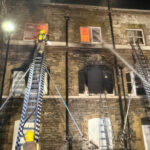Fire crews fighting fire at Ryde Theatre