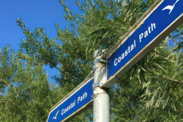 coastal path signage