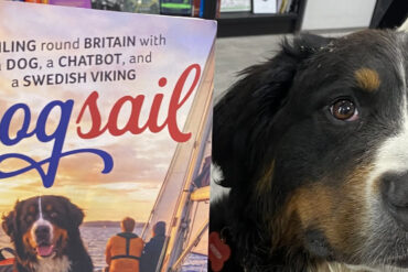 dogsail book and svea the dog