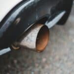 rusty car exhaust