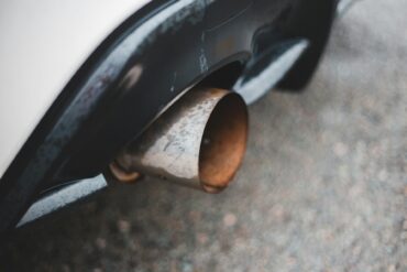 rusty car exhaust