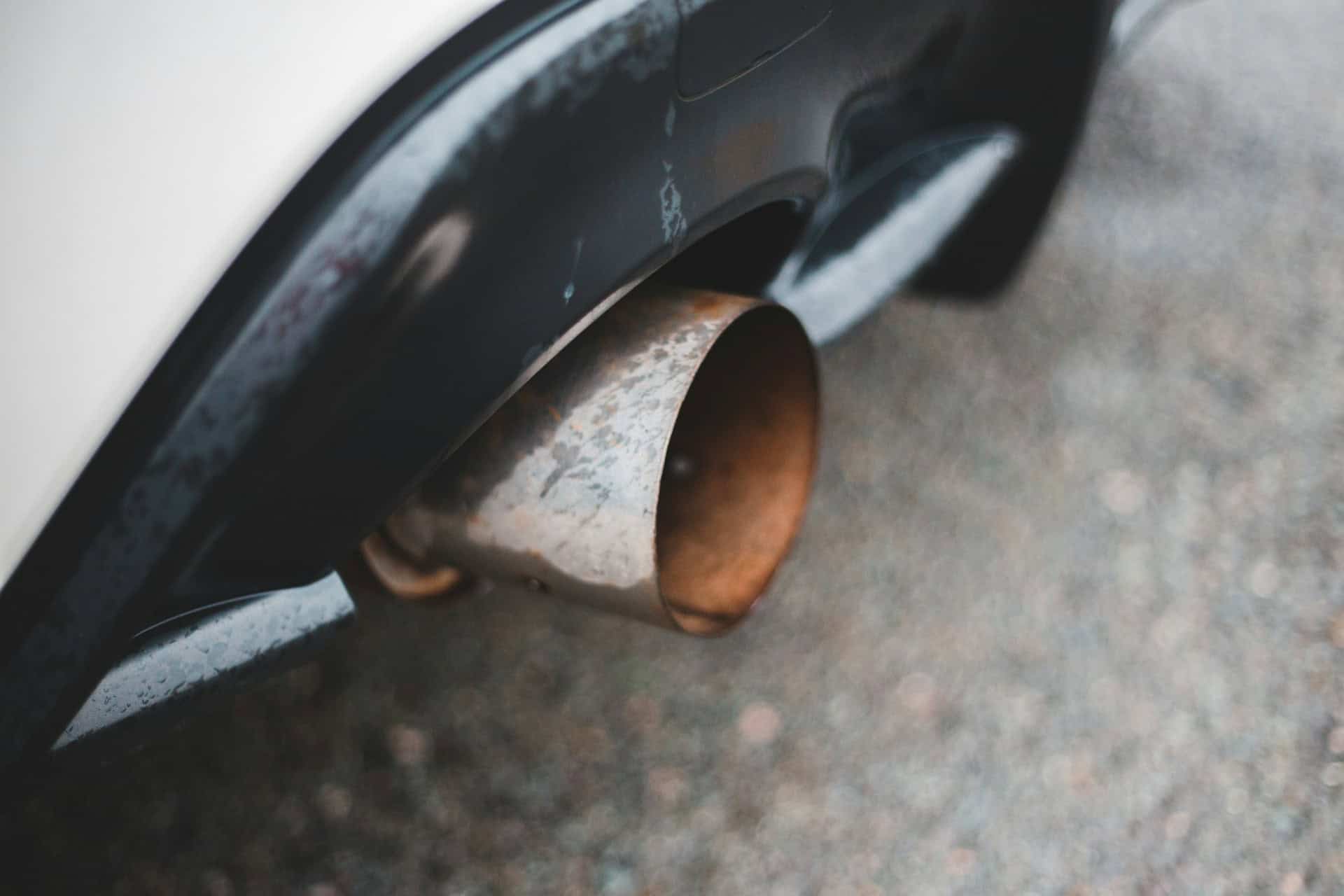 rusty car exhaust