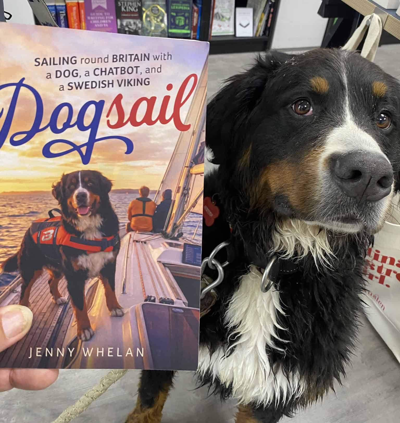 dogsail book and svea the dog