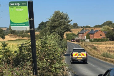 Arreton bust stop