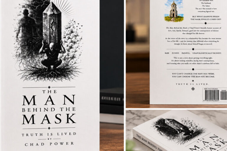 Photos of the book front and back
