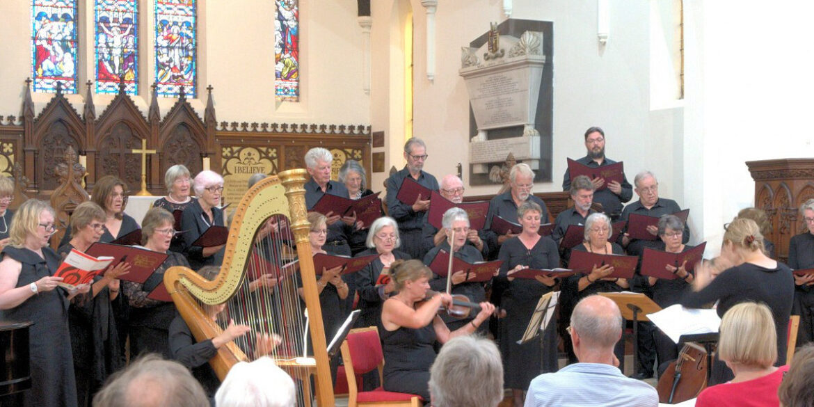 Ryde Chorus performing in a church