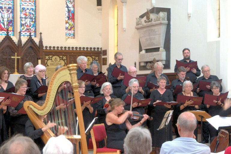 Ryde Chorus performing in a church
