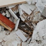 DIY waste such as rubble and wood