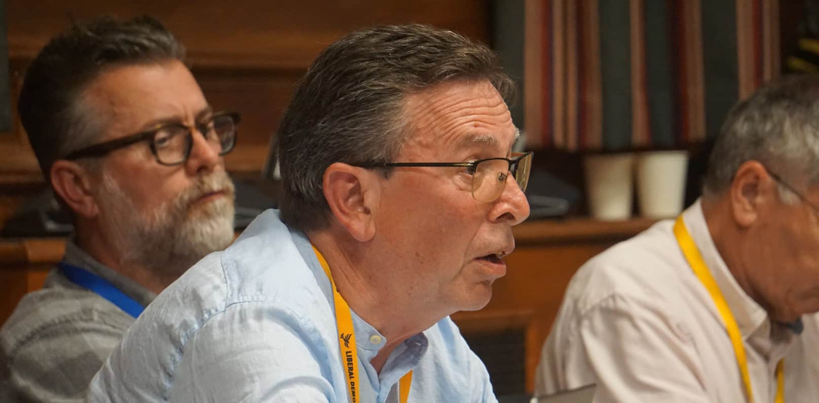 Michael Lilley in council meeting